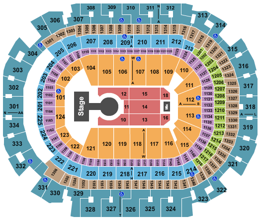 American Airlines Center Diljit Dosanjh Seating Chart